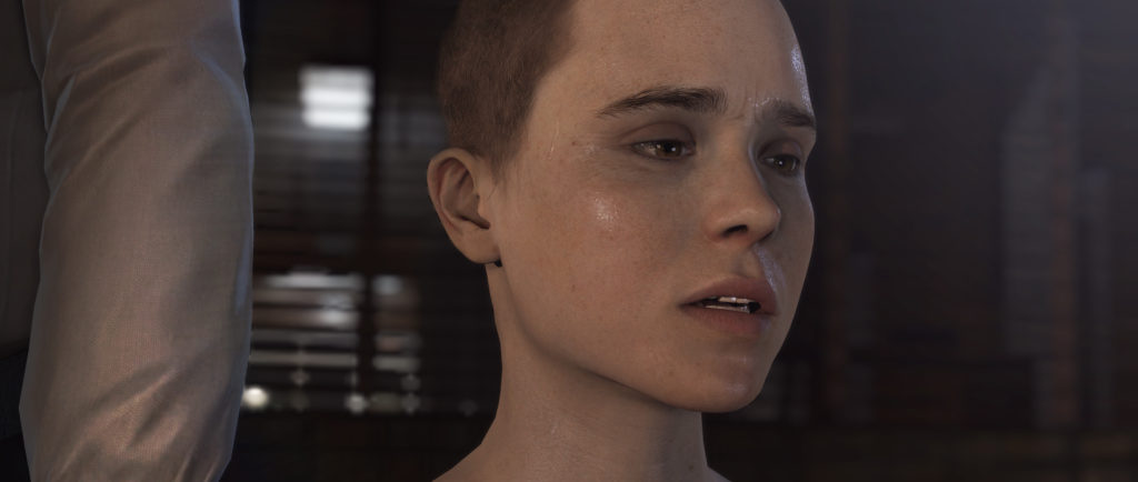 Eine Haut wie Plastik: Ellen Paige in «Beyond – Two Souls».