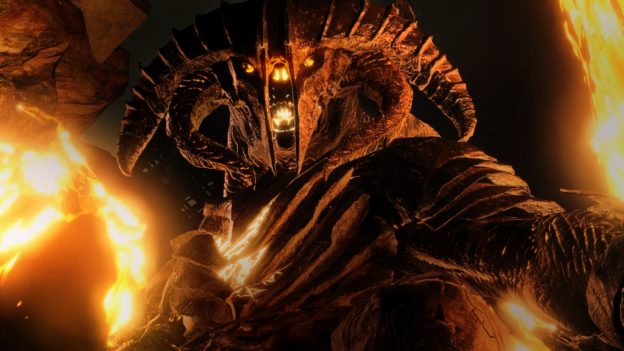 Hellish: A balrog in Shadow of War.